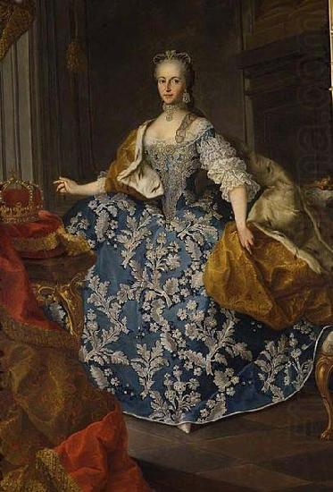 unknow artist Portrait of Maria Josepha of Bavaria Holy Roman Empress china oil painting image
